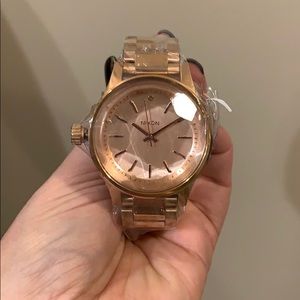 Nixon rose gold watch